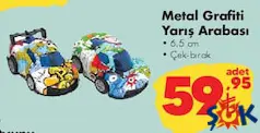 GOKİDY OYUNCAK METAL GRAFİTİ YARIŞ ARABASI